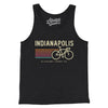 Indianapolis Cycling Men/Unisex Tank Top-Charcoal Black TriBlend-Allegiant Goods Co. Vintage Sports Apparel