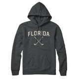 Florida Golf Hoodie-Charcoal Heather-Allegiant Goods Co. Vintage Sports Apparel