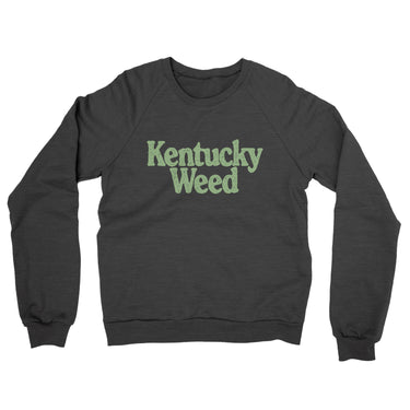 Kentucky Weed Midweight French Terry Crewneck Sweatshirt-Allegiant Goods Co. Vintage Sports Apparel