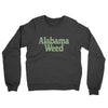 Alabama Weed Midweight French Terry Crewneck Sweatshirt-Charcoal Heather-Allegiant Goods Co. Vintage Sports Apparel