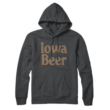 Iowa Beer Hoodie-Allegiant Goods Co. Vintage Sports Apparel