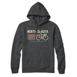 North Dakota Cycling Hoodie-Allegiant Goods Co. Vintage Sports Apparel
