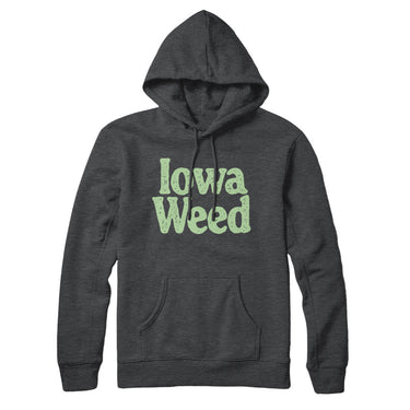 Iowa Weed Hoodie-Allegiant Goods Co. Vintage Sports Apparel