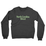 North Carolina Weed Midweight French Terry Crewneck Sweatshirt-Allegiant Goods Co. Vintage Sports Apparel