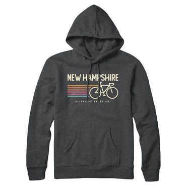 New Hampshire Cycling Hoodie-Allegiant Goods Co. Vintage Sports Apparel