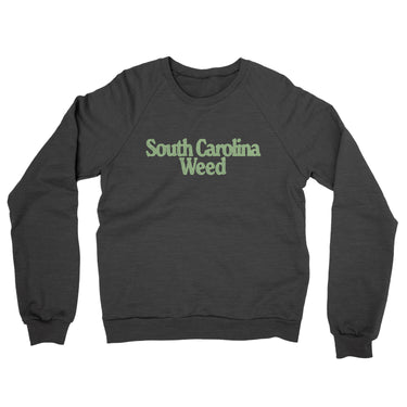 South Carolina Weed Midweight French Terry Crewneck Sweatshirt-Allegiant Goods Co. Vintage Sports Apparel
