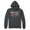 Minneapolis Cycling Hoodie-Charcoal Heather-Allegiant Goods Co. Vintage Sports Apparel