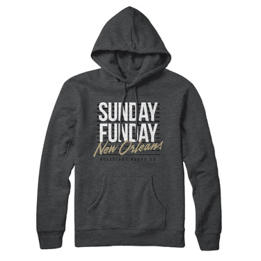 Sunday Funday New Orleans Hoodie-Allegiant Goods Co. Vintage Sports Apparel