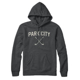 Park City Golf Hoodie-Charcoal Heather-Allegiant Goods Co. Vintage Sports Apparel