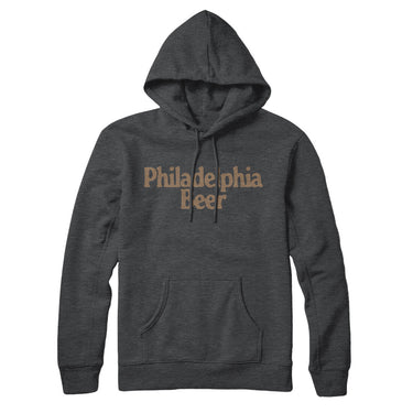 Philadelphia Beer Hoodie-Charcoal Heather-Allegiant Goods Co. Vintage Sports Apparel