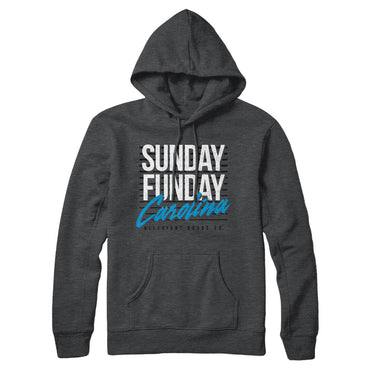 Sunday Funday Carolina Hoodie-Allegiant Goods Co. Vintage Sports Apparel