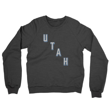 Utah Hockey Jersey Midweight French Terry Crewneck Sweatshirt-Allegiant Goods Co. Vintage Sports Apparel