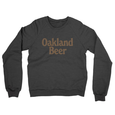 Oakland Beer Midweight French Terry Crewneck Sweatshirt-Allegiant Goods Co. Vintage Sports Apparel