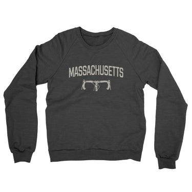 Massachusetts Cycling in Charcoal Heather Color