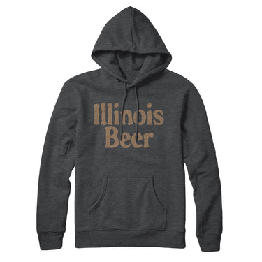 Illinois Beer Hoodie-Allegiant Goods Co. Vintage Sports Apparel