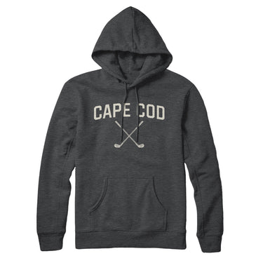 Cape Cod Golf Hoodie-Charcoal Heather-Allegiant Goods Co. Vintage Sports Apparel