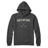 New Hampshire Golf Hoodie-Charcoal Heather-Allegiant Goods Co. Vintage Sports Apparel