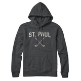 St. Paul Golf Hoodie-Charcoal Heather-Allegiant Goods Co. Vintage Sports Apparel