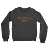 New Mexico Beer Midweight French Terry Crewneck Sweatshirt-Charcoal Heather-Allegiant Goods Co. Vintage Sports Apparel
