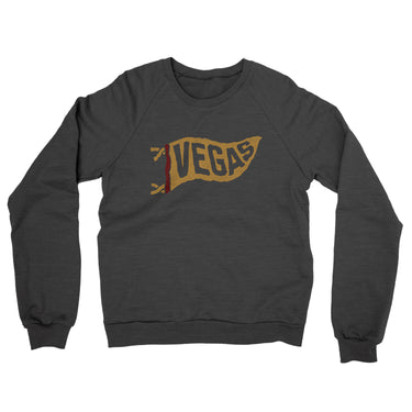 Vegas Pennant Midweight French Terry Crewneck Sweatshirt-Allegiant Goods Co. Vintage Sports Apparel