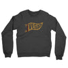 Vegas Pennant Midweight French Terry Crewneck Sweatshirt-Charcoal Heather-Allegiant Goods Co. Vintage Sports Apparel