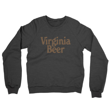 Virginia Beer Midweight French Terry Crewneck Sweatshirt-Allegiant Goods Co. Vintage Sports Apparel