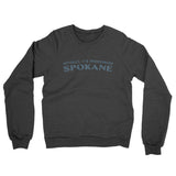 Actually It's Pronounced Spokane in Charcoal Heather Color