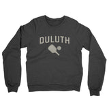 Duluth Pickleball Midweight French Terry Crewneck Sweatshirt-Charcoal Heather-Allegiant Goods Co. Vintage Sports Apparel