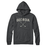 Georgia Golf Hoodie-Charcoal Heather-Allegiant Goods Co. Vintage Sports Apparel