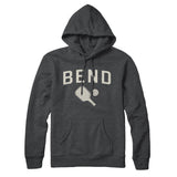 Bend Pickleball Hoodie-Charcoal Heather-Allegiant Goods Co. Vintage Sports Apparel