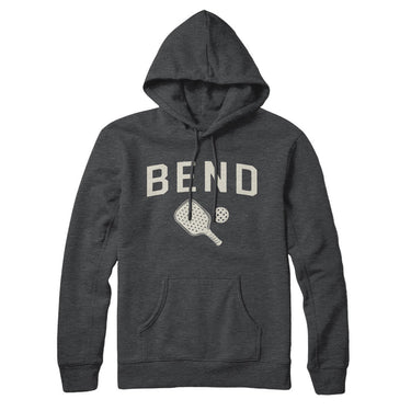 Bend Pickleball Hoodie-Charcoal Heather-Allegiant Goods Co. Vintage Sports Apparel