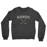 Roanoke Golf Midweight French Terry Crewneck Sweatshirt-Charcoal Heather-Allegiant Goods Co. Vintage Sports Apparel