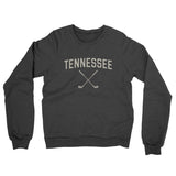 Tennessee Golf Midweight French Terry Crewneck Sweatshirt-Charcoal Heather-Allegiant Goods Co. Vintage Sports Apparel