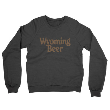 Wyoming Beer Midweight French Terry Crewneck Sweatshirt-Allegiant Goods Co. Vintage Sports Apparel