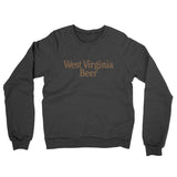 West Virginia Beer Midweight French Terry Crewneck Sweatshirt-Allegiant Goods Co. Vintage Sports Apparel