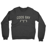 Coos Bay Cycling Midweight French Terry Crewneck Sweatshirt-Charcoal Heather-Allegiant Goods Co. Vintage Sports Apparel