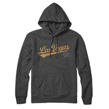 Las Vegas Vintage Script Hoodie-Allegiant Goods Co. Vintage Sports Apparel