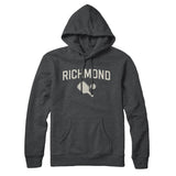Richmond Pickleball Hoodie-Charcoal Heather-Allegiant Goods Co. Vintage Sports Apparel