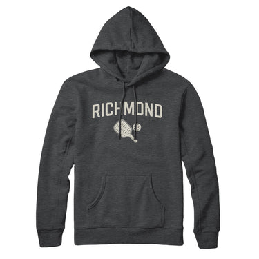 Richmond Pickleball Hoodie-Charcoal Heather-Allegiant Goods Co. Vintage Sports Apparel