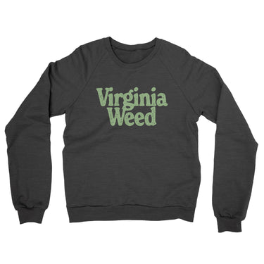 Virginia Weed Midweight French Terry Crewneck Sweatshirt-Allegiant Goods Co. Vintage Sports Apparel