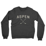 Aspen Golf Midweight French Terry Crewneck Sweatshirt-Charcoal Heather-Allegiant Goods Co. Vintage Sports Apparel