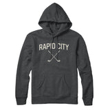 Rapid City Golf Hoodie-Charcoal Heather-Allegiant Goods Co. Vintage Sports Apparel