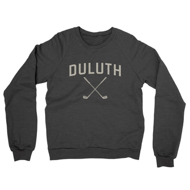 Duluth Golf Midweight French Terry Crewneck Sweatshirt-Charcoal Heather-Allegiant Goods Co. Vintage Sports Apparel