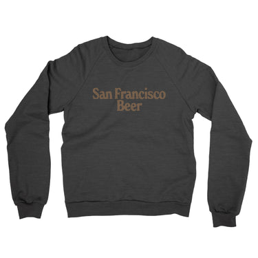San Francisco Beer Midweight French Terry Crewneck Sweatshirt-Allegiant Goods Co. Vintage Sports Apparel