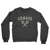 Idaho Tennis Midweight French Terry Crewneck Sweatshirt-Charcoal Heather-Allegiant Goods Co. Vintage Sports Apparel
