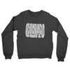Colorado State Shape Text Midweight French Terry Crewneck Sweatshirt-Charcoal Heather-Allegiant Goods Co. Vintage Sports Apparel