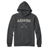 Albuquerque Golf Hoodie-Charcoal Heather-Allegiant Goods Co. Vintage Sports Apparel
