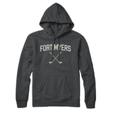 Fort Myers Golf Hoodie-Charcoal Heather-Allegiant Goods Co. Vintage Sports Apparel