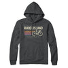 Rhode Island Cycling Hoodie-Charcoal Heather-Allegiant Goods Co. Vintage Sports Apparel