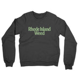 Rhode Island Weed Midweight French Terry Crewneck Sweatshirt-Allegiant Goods Co. Vintage Sports Apparel